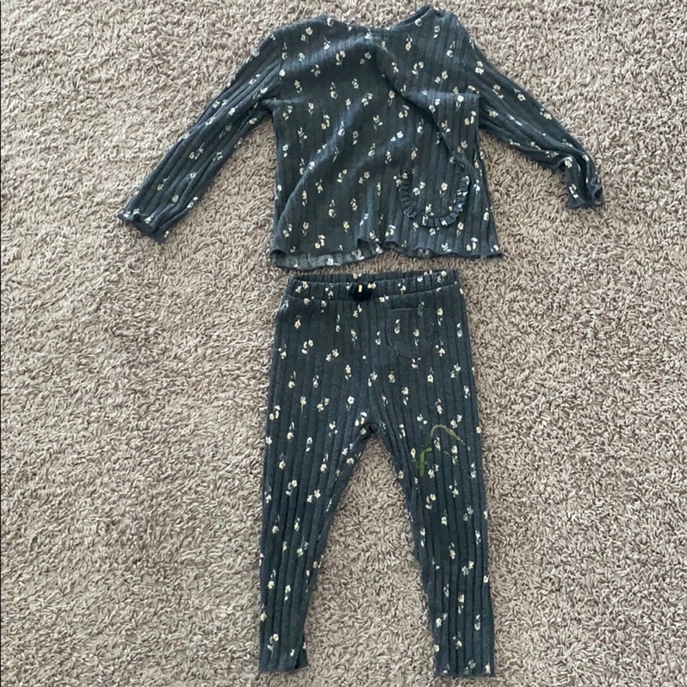 Zara girls 2 piece set 18/24 months